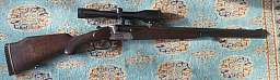 Bockbüchsflinte Winkler Ferlach 16/70 und 6,5x57 mit Zielfernrohr Diatal 6x42