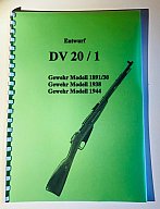 Nachdruck NVA Dienstvorschrift in deutsch Mosin Nagant 7,62 × 54 mm R Moisin DDR