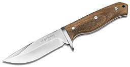 Böker Magnum Walnut Drop- Lederscheide - §42a konform- Walnussgriff