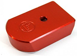 ALU Magazine Bottom / Magazinboden ROT für CZ Shadow 1 / SP-01 18er 9mm 9x19 Magazin w.o. Funnel