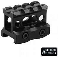 Erhöhungsblock Donner für Picatinnyrails 3-Slots 26mm Erhöhung Picatinny Weaver AR15 AR10 M16 MR223