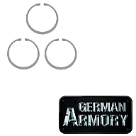 AR15 3 Gasringe gasring Verschluss Ersatzteile AR15 Colt Barrett CMMG SIG DPMS Schmeisser Hera Arms