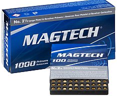 1000 Stück MAGTECH Zündhütchen Large Pistol 2 1/2 L.P. LP NEU SOFORT LIEFERBAR vgl. CCI 300 Fed #150