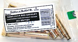 20 Stück S&B | Sellier&Bellot Wiederladehülsen S+B .303 BRITISH NEU Messing Boxer o. Zünder #V337452