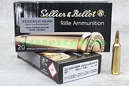 Sellier&Bellot .22-250 Rem. SP 55gr. 3,6g 20Stück 198677