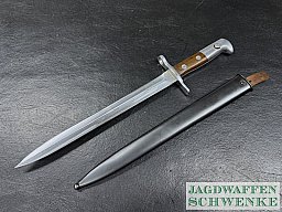 Schweiz, Bajonett / Seitengewehr M-1889/96, Elsener Schwyz, Original