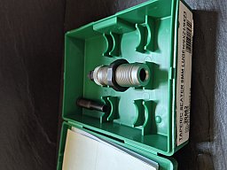 Setzmatrize und Tapercrimp in einem RCBS 9mm Para Luger 9x21 9x23 .38 Super Comp, .38 Super Auto