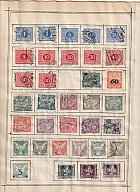LOT BRIEFMARKEN "CESKO-SLOVENSKO"130 MARKEN 1