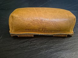 Gewehrauflage Shooting rifle rest Leder gefüllt