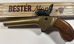 alte Vorderlader Taschen Pistole Perkussion - Kaliber 41 Turner Kirkland -
