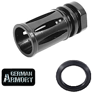 5/8x24 AR10 A2 .308 .30 Birdcage Kompensator Mündungsbremse Mündungsfeuerdämpfer Flashhider MFD