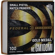 1.000 Zündhütchen FEDERAL Zünder S.P. Small Pistol #100 FED100 GM100M GOLD MATCH IPSC Revolver WEICH