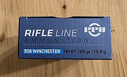 PPU .308 WIN HP BT 168gr / 10,9 Gramm