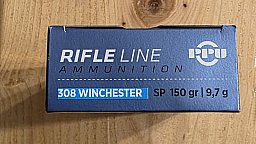 PPU Munition .308 WIN SP 9,7 Gramm