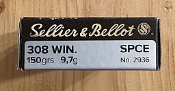 S&B .308WIN SPCE 150 grs. / 9,7 Gramm