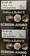 S&B Screen Ammo 8x57IS 9,1g