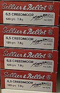 S&B Exergy Edge 6,5 creedmoor 7,8g / 120grs.