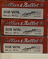 S&B Exergy Edge .308 WIN 10,7g / 165 grs.
