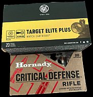 .223 REM Hornady FTX und RWS Target Elite Plus