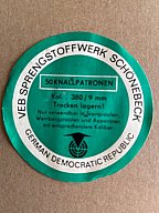 Historische DDR-Knallpatronen VEB Schönebeck Kaliber .380 / 9 mm