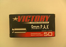 Knallpatronen 9mm PAK Victory