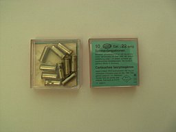 Randfeuer Spezial-Gaspatronen Cal. .22 WADIE SELTEN / RAR / Sammler