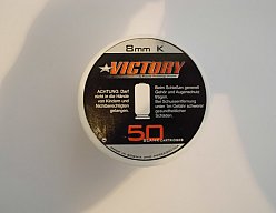 10 x Knallpatronen Victory 8mm Knall (8x20) Platzpatronen