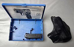 Sig Sauer P6 (225) Box blau inkl. Anleitung Magazin & Bucheimer Pancake Holster Polizei Hamburg rar!