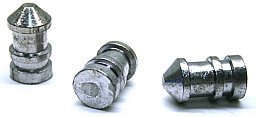 10 x ARES Vorderlader Schwarzpulver Präzisions MAXI BLEI Geschosse .504 12,80mm CAL 50 370grs 23,98g