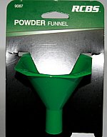 RCBS 9087 Powder Funnel | Pulverfülltrichter mit großem Auslauf | für Kaliber .22 - .45