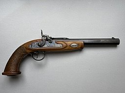 Perkussions-Vorderladerpistole Kal. .45 ähnlich Continental, Le Page oder Patriot