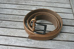 Ledergürtel Jeansgürtel braun 120 cm