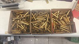 .22 Hornet, Hülsen, nicht gereinigt und nicht entzündert