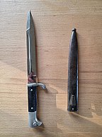 Deutsches Extraseitengewehr K98 Wehrmacht mit Scheide – Klinge gut vernickelt