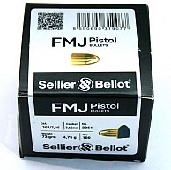 100 Stück S&B | Sellier&Bellot Geschosse #V319072 / 7,65Browning/.32Auto - .309/7,85- 73grs FMJ