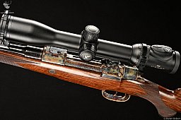 Original Mauser / Oberndorf 98er Custom Funk Gravur Kaliber 7x57