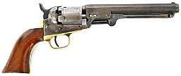 Perkussionsrevolver Colt Modell 1849, Kaliber .31, Sammlerwaffe im Originalzustand, 1854
