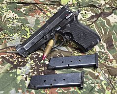 ME Valtro Mod. 85 Combat 9mm P.A.K. – Komplettset mit 2 Magazinen & Lederholster