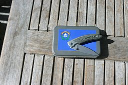 Sammlermesser in Blechbox Battle Born Nevada Einhandmesser