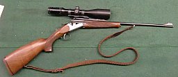 Kipplaufbüchse 7x57R mit Sicherheitsspannschloß Sabatti SKL98 de Luxe eingeschossen mitZF Hacko LP