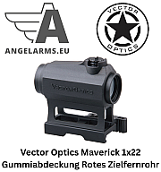 Vector Optics Maverick 1x22 Gummiabdeckung Rotes Zielfernrohr www.angelarms.eu