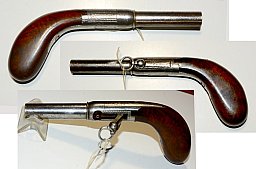seltene Seitenhammerpistole, Le Page Paris