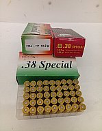 Konvolut .38 Special MFS und Geco 145 Schuss