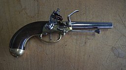 Vorderlader Steinschloß Pistole Frankreich Charleville Modell 1777 Kavallerie Stark geputzt poliert
