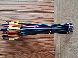 20 Armbrustpfeile aus Aluminium 14,5 Zoll