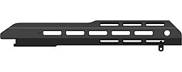 MDT Chassis - ESS Forend - ohne Schiene - 15" (381mm) - BLK