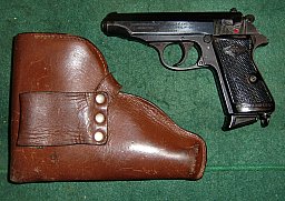WALTHER PP Manurhin Lizenz **schwedische Polzei TILLHOR POLISEN 7,65Br mit Holster