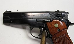 Pistole Smith & Wesson Modell 39-2, 9mmLuger, brünniert