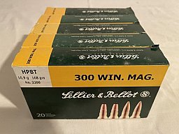 Munition 5x20 Schuß Sellier&Bellot .300Win.Mag.
