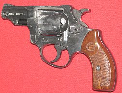 RÖHM Schreckschuss- Revolver, ein RÖHM RG 79 mit der PTB 212 in CAL.. 9mm Knall